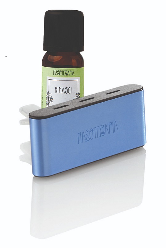 DIFFUSORE AUTO AZZURRO CON SINERGIA RINASCI - lepimpinelle.it