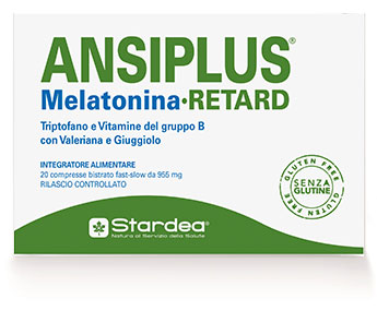 ANSIPLUS RETARD MELATONINA 20 COMPRESSE BISTRATO FAST SLOW 955 MG - lepimpinelle.it