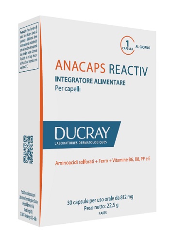 ANACAPS REACTIV DUCRAY 30 CAPSULE 2017 - lepimpinelle.it