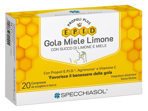 EPID GOLA MIELE LIMONE 20 COMPRESSE - lepimpinelle.it