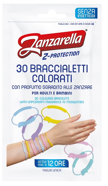ZANZARELLA Z-PROTECT BRACCIALETTI ADULTI - lepimpinelle.it