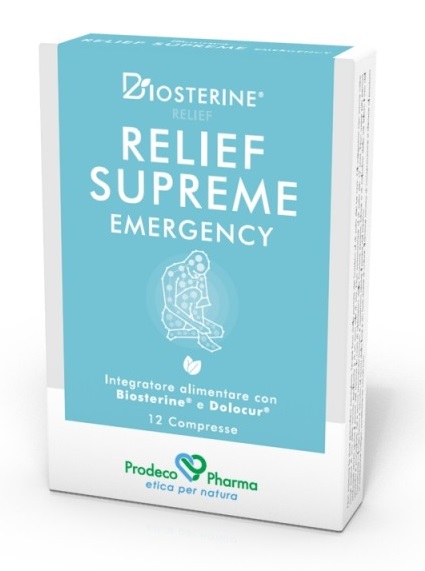 BIOSTERINE RELIEF SUPREME EMERGENCY 12 COMPRESSE - lepimpinelle.it