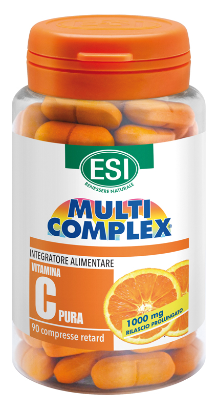 ESI MULTICOMPLEX VITAMINA C PURA 1000 MG RETARD 90 COMPRESSE - lepimpinelle.it