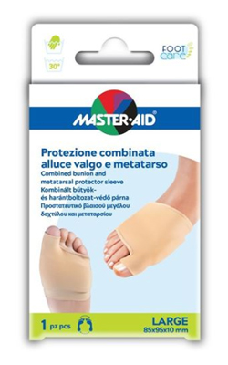 PROTEZIONE MASTER-AID FOOTCARE PER ALLUCE VALGO E METATARSO LARGE 1 PEZZO D8 - lepimpinelle.it