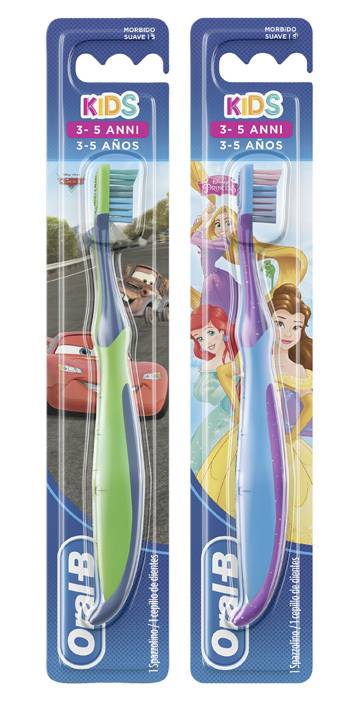 ORALB KIDS SPAZZOLINO MANUALE CARS&PRINCESS 3-5 ANNI - lepimpinelle.it