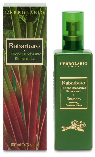 RABARBARO LOZIONE DEODORANTE RINFRESCANTE 100 ML - lepimpinelle.it