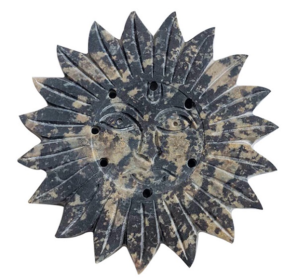 FLAME SUN PORTAINCENSI IN SOAPSTONE - lepimpinelle.it