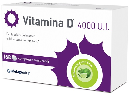 VITAMINA D 4000UI 168 COMPRESSE MASTICABILI - lepimpinelle.it