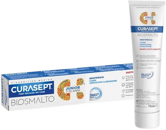 CURASEPT BIOSMALTO DENTIFRICIO JUNIOR 75 ML - lepimpinelle.it