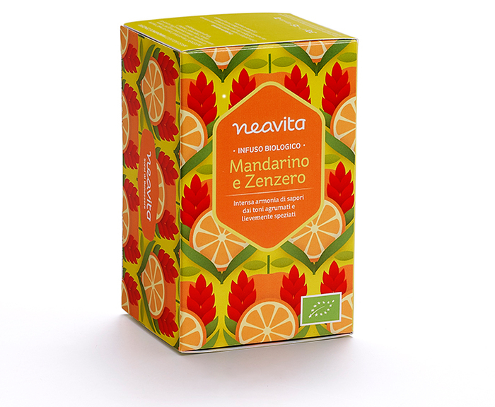 INFUSO IN FILTRO MANDARINO E ZENZERO BIO 1 PEZZO - lepimpinelle.it