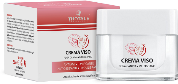THOTALE CREMA VISO ROSA CANINA E MELOGRANO 50 ML - lepimpinelle.it
