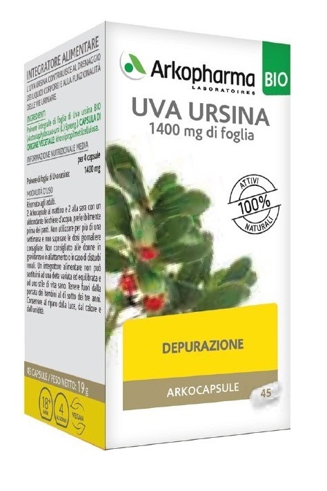 ARKO CAPSULE UVA URSINA BIO 45 CAPSULE - lepimpinelle.it