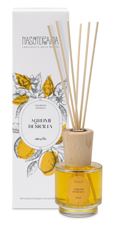 DIFFUSORE BASTONCINI 100 ML AGRUMI DI SICILIA - lepimpinelle.it