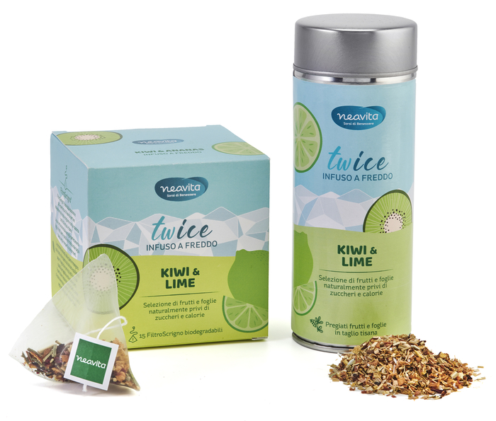 INFUSO TWICE KIWI E LIME FILTROSCRIGNO 15 FILTRI 3,5 G - lepimpinelle.it