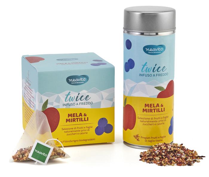 INFUSO TWICE MELA E MIRTILLI SFUSO 90 G - lepimpinelle.it