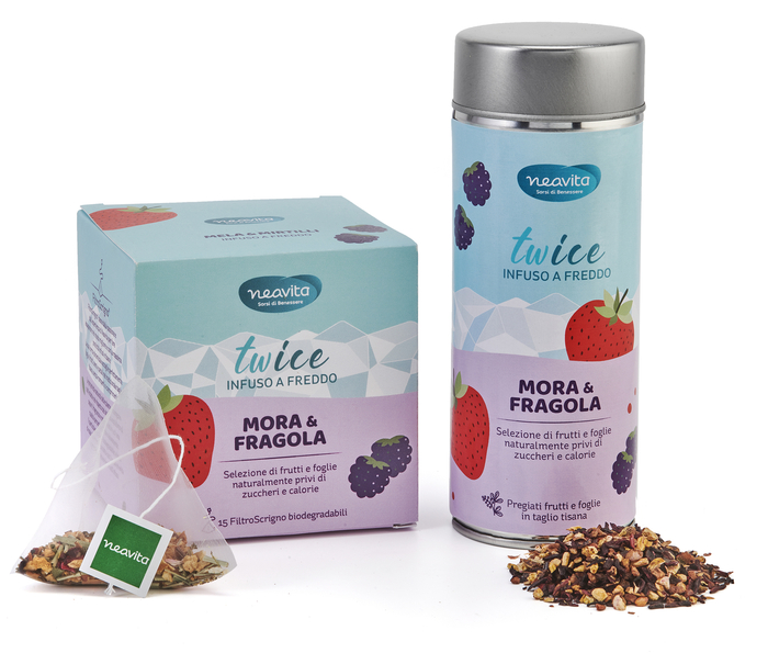 INFUSO TWICE MORA E FRAGOLA SFUSO 90 G - lepimpinelle.it