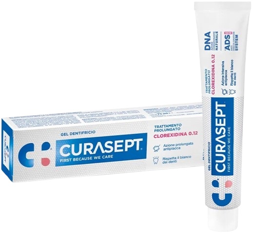 CURASEPT DENTIFRICIO 0,12 75 ML ADS+DNA - lepimpinelle.it