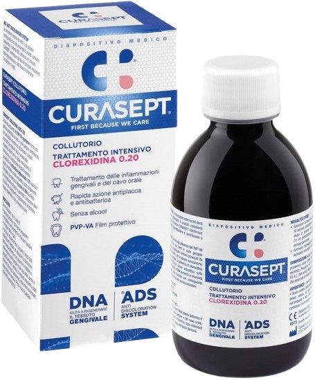 CURASEPT COLLUTORIO 0,20 ADS + DNA 200 ML - lepimpinelle.it