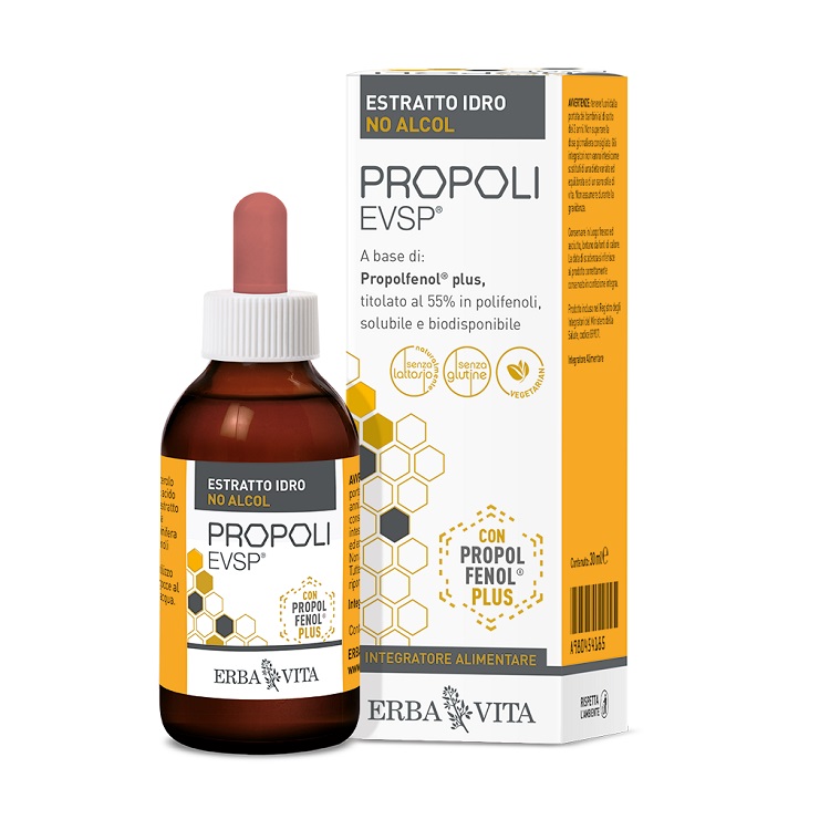 PROPOLI EVSP ESTRATTO IDRO NO ALCOL 30 ML - lepimpinelle.it
