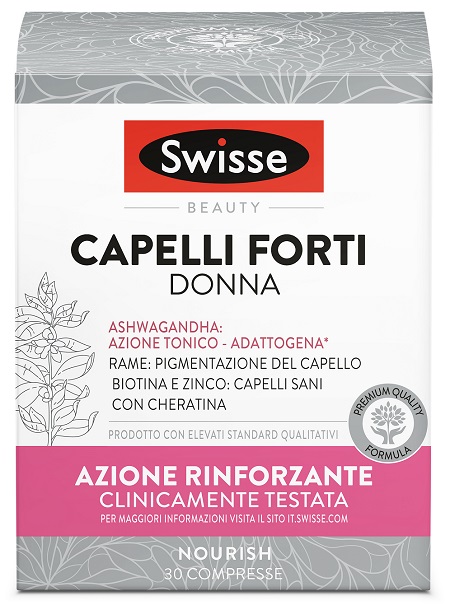 SWISSE CAPELLI FORTI DONNA 30 COMPRESSE - lepimpinelle.it