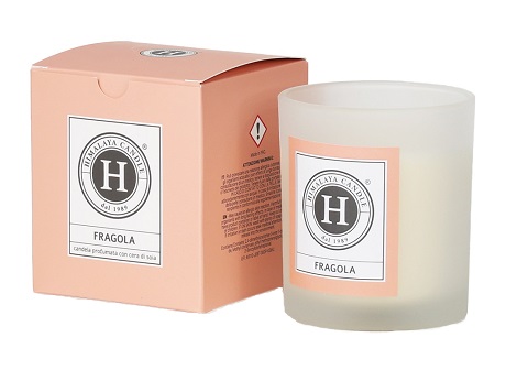 HIMALAYA CANDELA PROFUMATA ALLA FRAGOLA 200 G - lepimpinelle.it