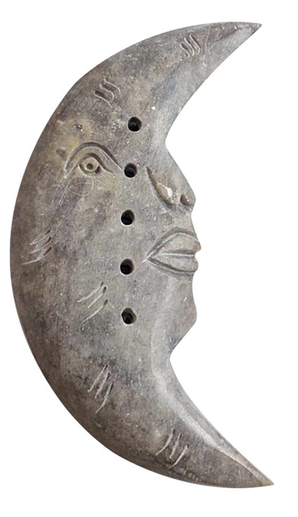 FLAME PORTAINCENSI MOON IN SOAPSTONE - lepimpinelle.it