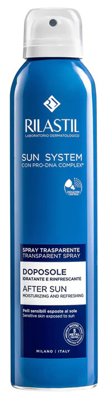 RILASTIL SUN SYSTEM DOPOSOLE SPRAY TRASPARENTE DOPOSOLE IDRATANTE E RINFRESCANTE 200 ML - lepimpinelle.it