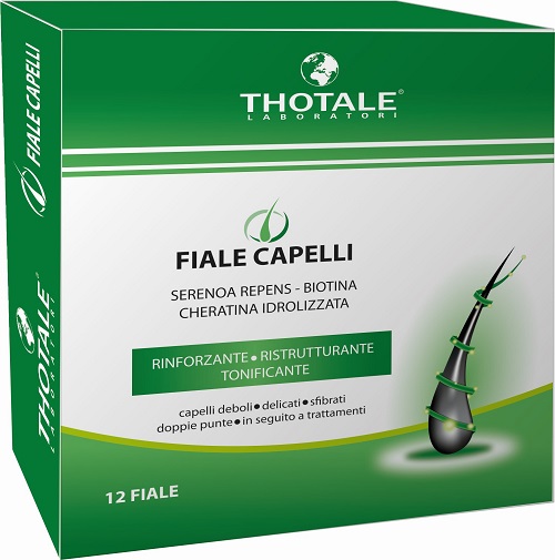 THOTALE RISTRUTTURANTE CAPELLI 12 FIALE 7 ML - lepimpinelle.it