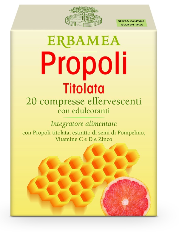 PROPOLI TITOLATA 20 COMPRESSE EFFERVESCENTI - lepimpinelle.it