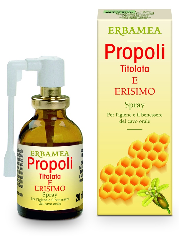 PROPOLI ERISIMO TITOLATA SPRAY 20 ML - lepimpinelle.it