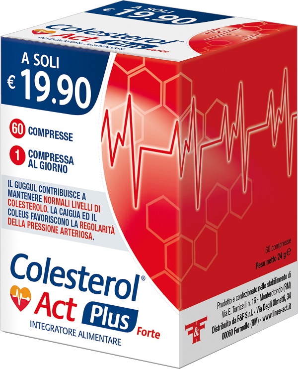 COLESTEROL ACT PLUS FORTE 60 COMPRESSE - lepimpinelle.it