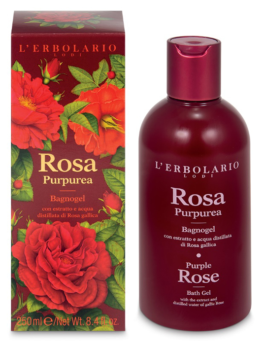ROSA PURPUREA BAGNOGEL 250 ML - lepimpinelle.it
