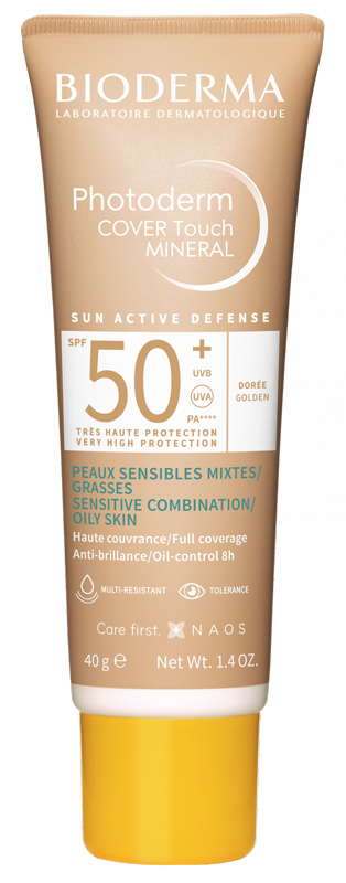 PHOTODERM COVER TOUCH MINERAL DORE' SPF50+ 40 ML - lepimpinelle.it