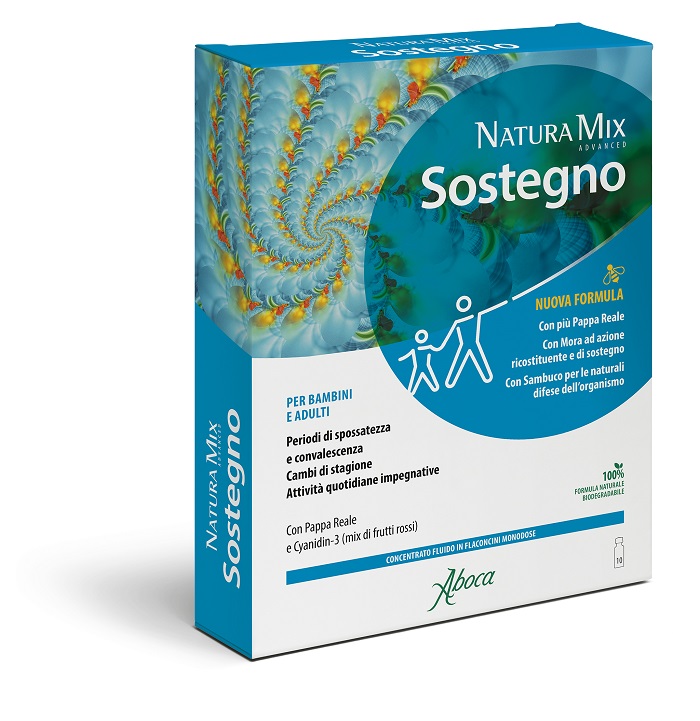 NATURA MIX ADVANCED SOSTEGNO 10 FLACONCINI DA 15 ML - lepimpinelle.it