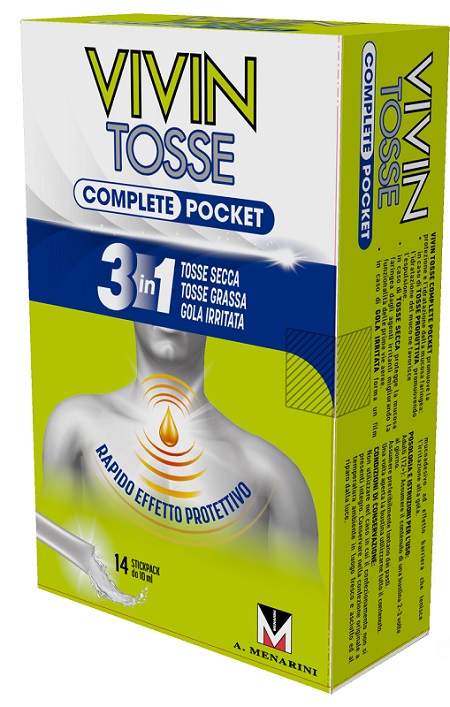 VIVIN TOSSE COMPLETE POCKET 14 STICK PACK DA 10 ML - lepimpinelle.it