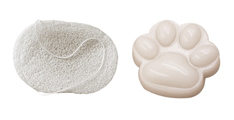 KONJAC SPUGNA BIANCA + SAPONE BIANCO - lepimpinelle.it