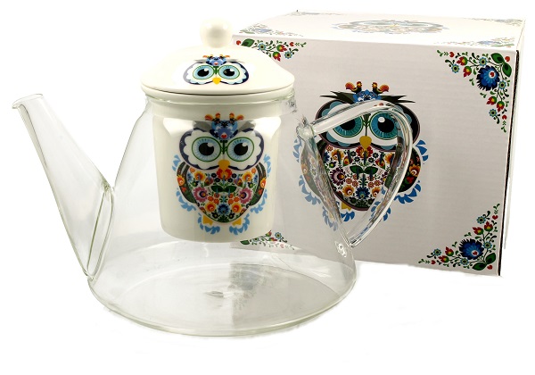 THESYS PHARMA DUO GUFO CURIOSO TEIERA CON INFUSORE DA 1200 ML - lepimpinelle.it