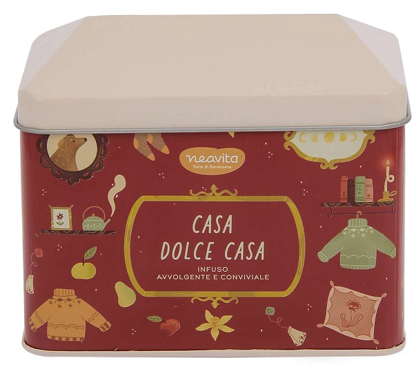 NEAVITA INFUSO CASA DOLCE CASA IN CASETTA COCCOLE DI TE' ROSSA - lepimpinelle.it