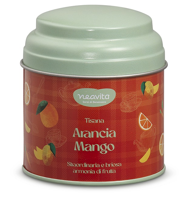 NEAVITA INFUSO ARANCIA E MANGO IN BARATTOLINO HAPPY FRUITS ARANCIONE - lepimpinelle.it