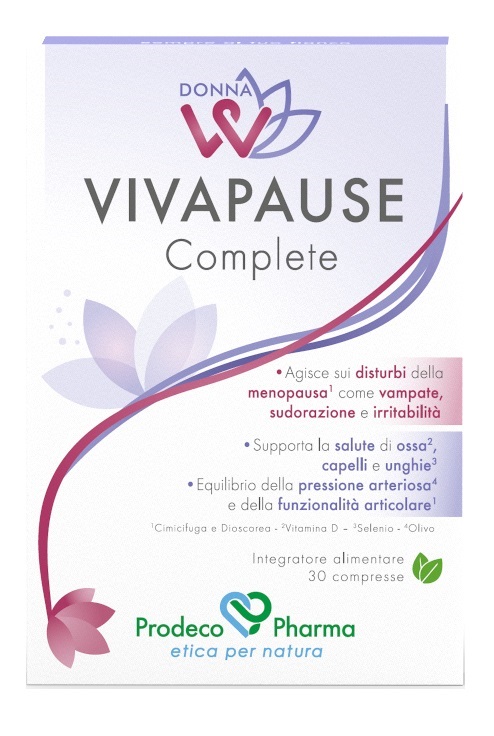 DONNAW VIVAPAUSE COMPLETE 30 COMPRESSE - lepimpinelle.it