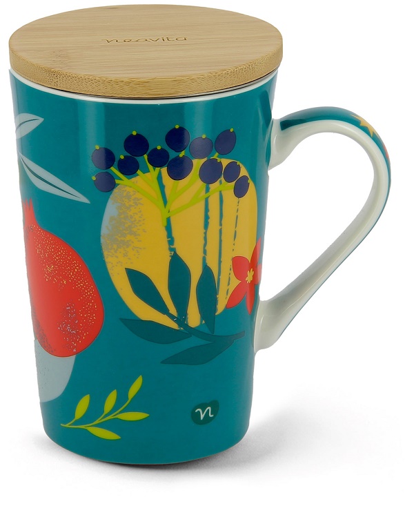 NEAVITA INFUSIERA TAPPO IN LEGNO OTTANIO TISANA ALL DAY - lepimpinelle.it